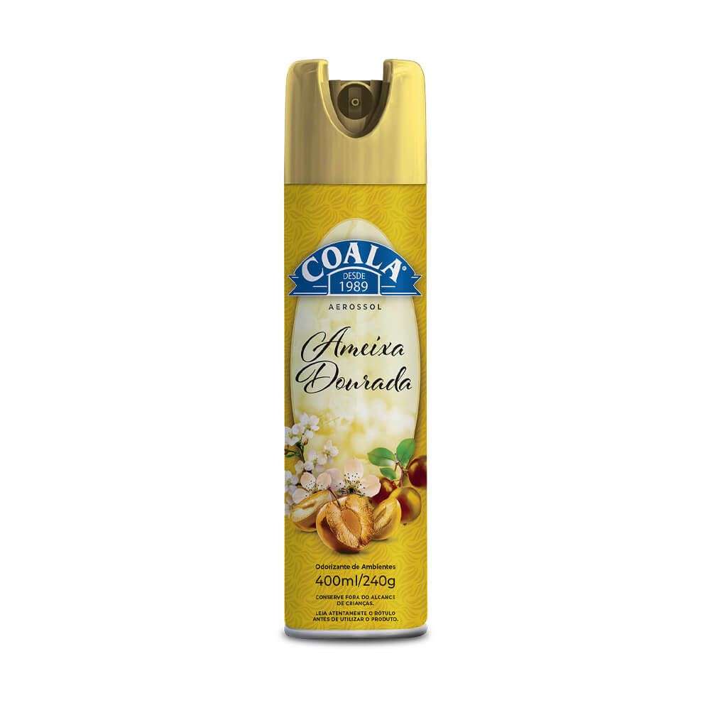 Odorizante  de Ambiente Coala Ameixa Dourada 400ml Aerossol