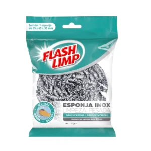 Esponja Aço Inox FlashLimp
