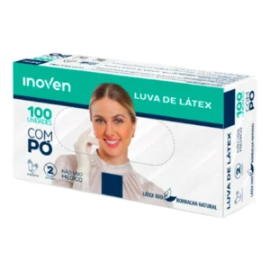 Luva Látex com Pó Inoven