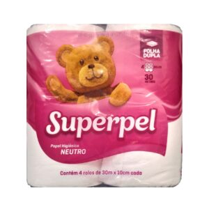 Papel Higiênico Superpel Folha Dupla c/ 04 Rolos