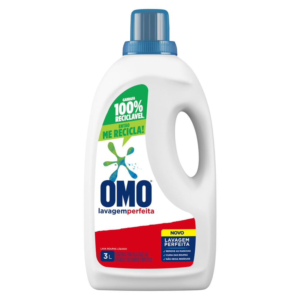 Sabão Líquido Omo Lavagem Perfeita 3l