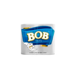 Papel Higiênico Bob F. Simples com 4 Rolos